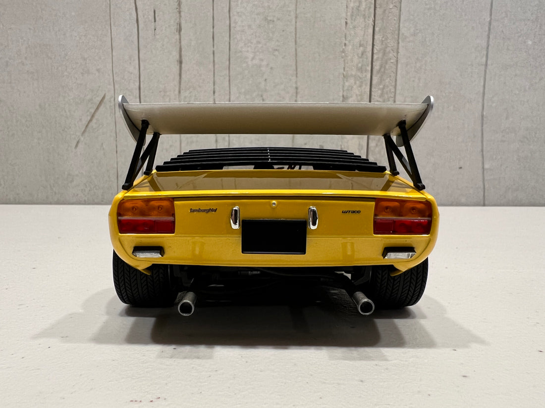 Lamborghini Urraco Rally - Yellow Pearl - 1:18 Scale Diecast Model Car - Kyosho