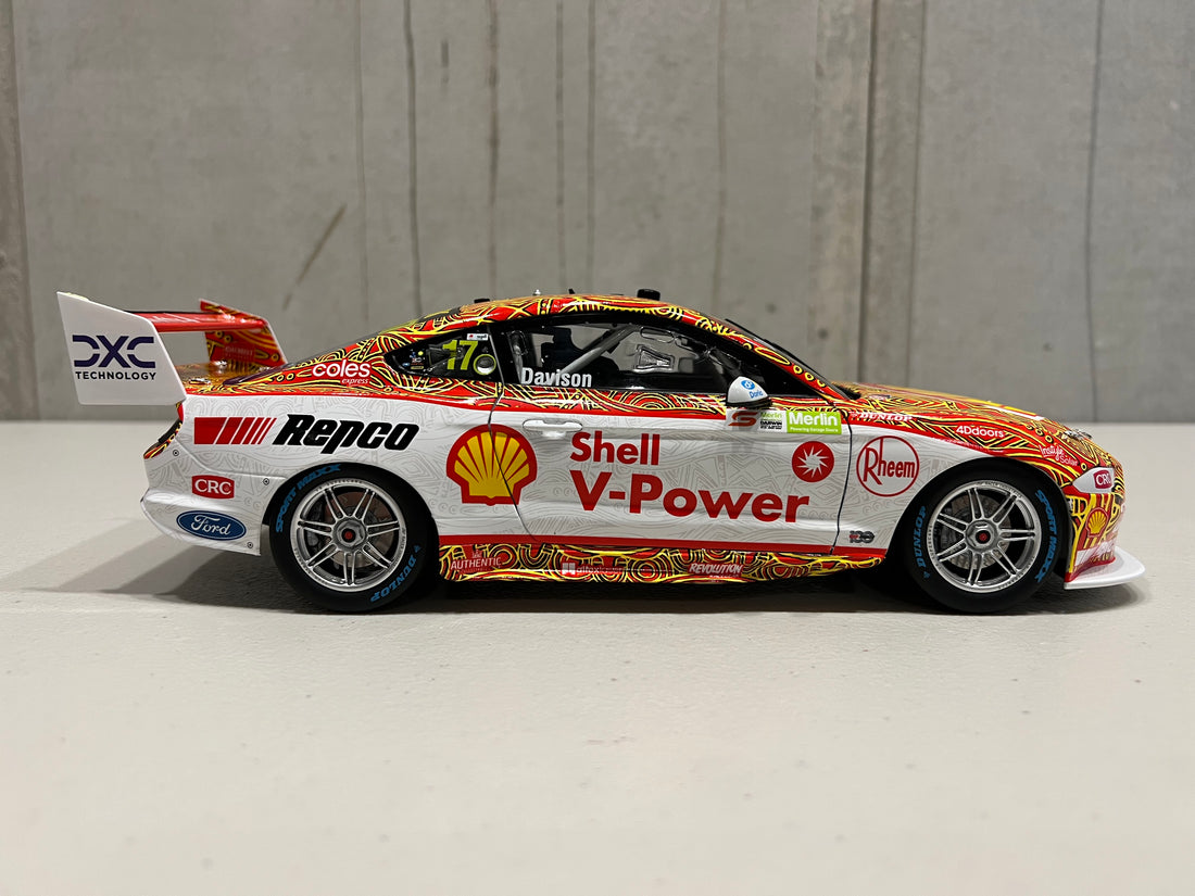 WILL DAVISON - Shell V-Power Racing Team #17 Ford Mustang GT - 2022 Darwin Triple Crown Indigenous Round - 1:18 Scale Diecast Model - Authentic Collectables