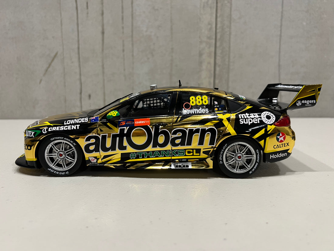 HOLDEN ZB COMMODORE AUTOBARN LOWNDES RACING #888 - LOWNDES - 2018 NEWCASTLE 500  "LOWNDES FINAL RACE" - 1:18 SCALE DIECAST MODEL - BIANTE - RRP $319 NOW $279