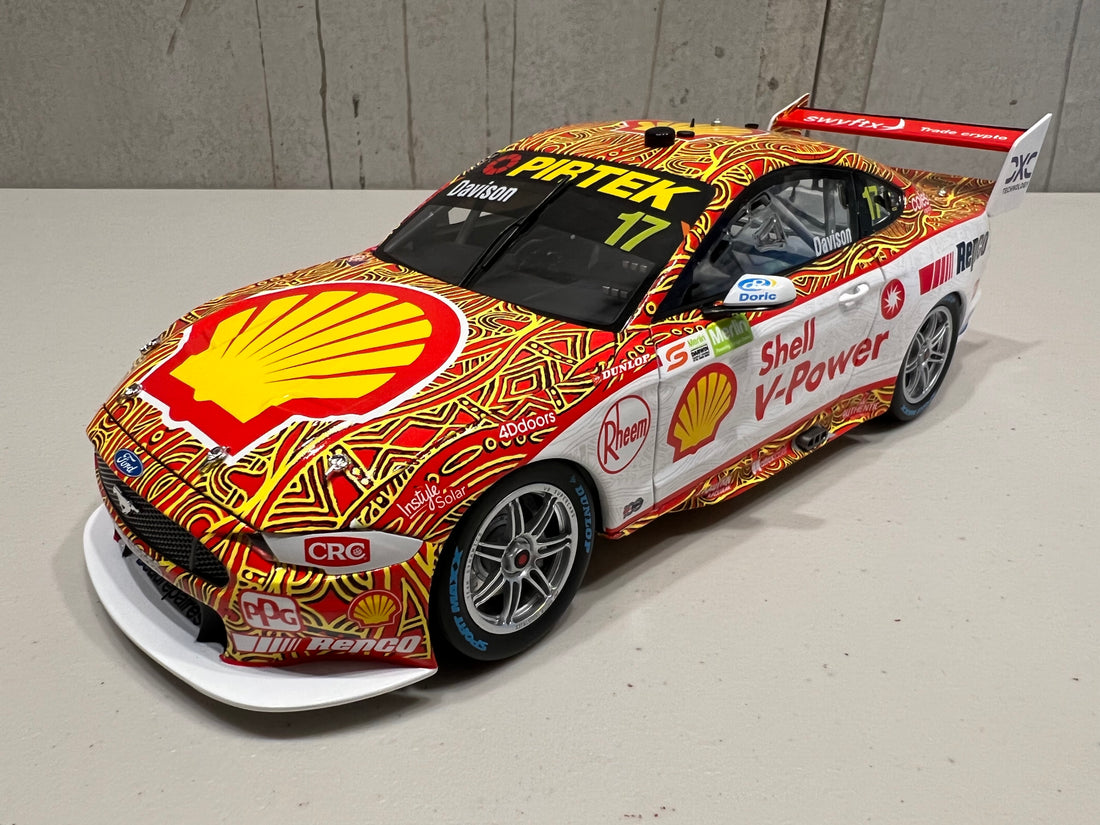 WILL DAVISON - Shell V-Power Racing Team #17 Ford Mustang GT - 2022 Darwin Triple Crown Indigenous Round - 1:18 Scale Diecast Model - Authentic Collectables