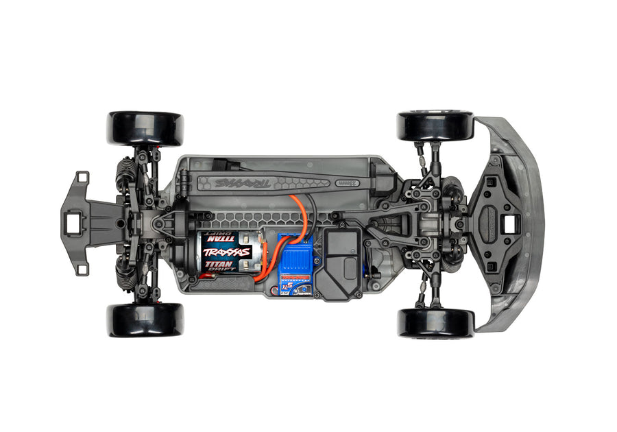 TRAXXAS - 4 TEC DRIFT MUSTANG - REAR WHEELS DRIVE - ORANGE