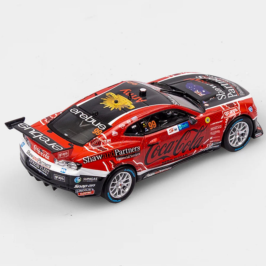 Brodie Kostecki - Coca-Cola Racing By Erebus #99 Chevrolet Camaro ZL1 - 2023 Darwin Triple Crown Indigenous Round - 1:43 Scale Diecast Model - Authentic Collectables
