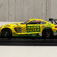 MERCEDES-AMG GT3 - 2022 BATHURST  12-HOUR - TRIPLE EIGHT RACE  ENGINEERING #888 - FEENEY/VAN  GISBERGEN/IBRAHIM - 3RD PLACE - 1:43 SCALE