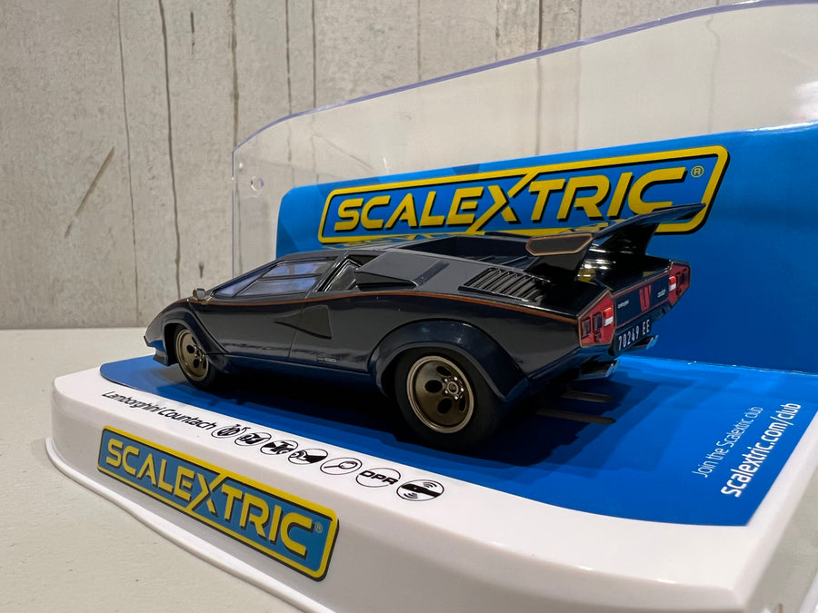 Scalextric Lamborghini Countach Blue and Gold