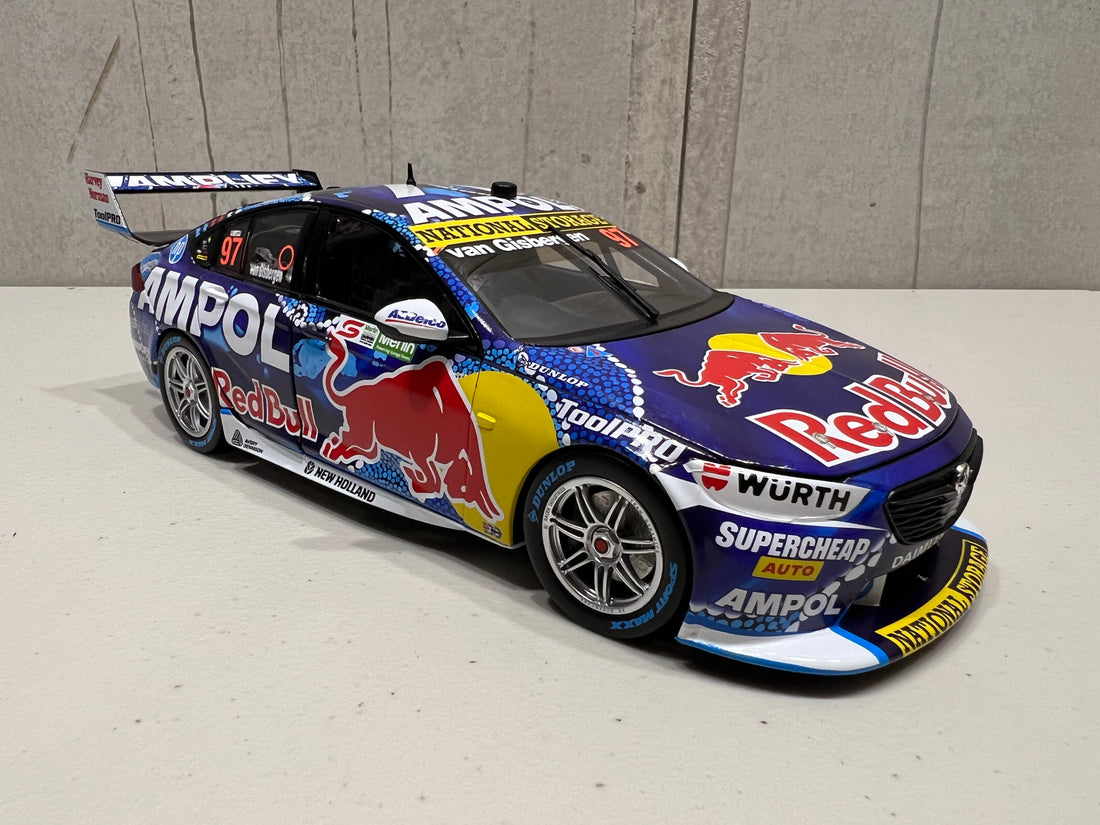 2022 HOLDEN ZB COMMODORE - RED BULL AMPOL RACING - SHANE VAN GISBERGEN #97 - Merlin Darwin Triple Crown Race 16 - 3RD PLACE - 1:18 Scale Diecast Model - BIANTE