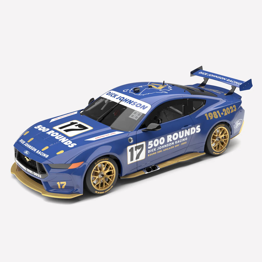 *PRE-ORDER* Dick Johnson Racing #17 Ford Mustang GT - 500 Rounds Celebration Livery - 1:18 Scale Diecast Model - AUTHENTIC COLLECTABLES