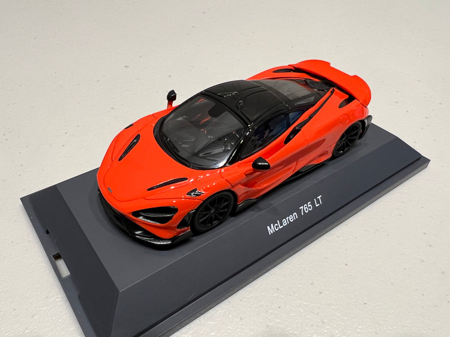 McLaren 765 LT orange - 1:43 Scale Resin Model Car - Spark