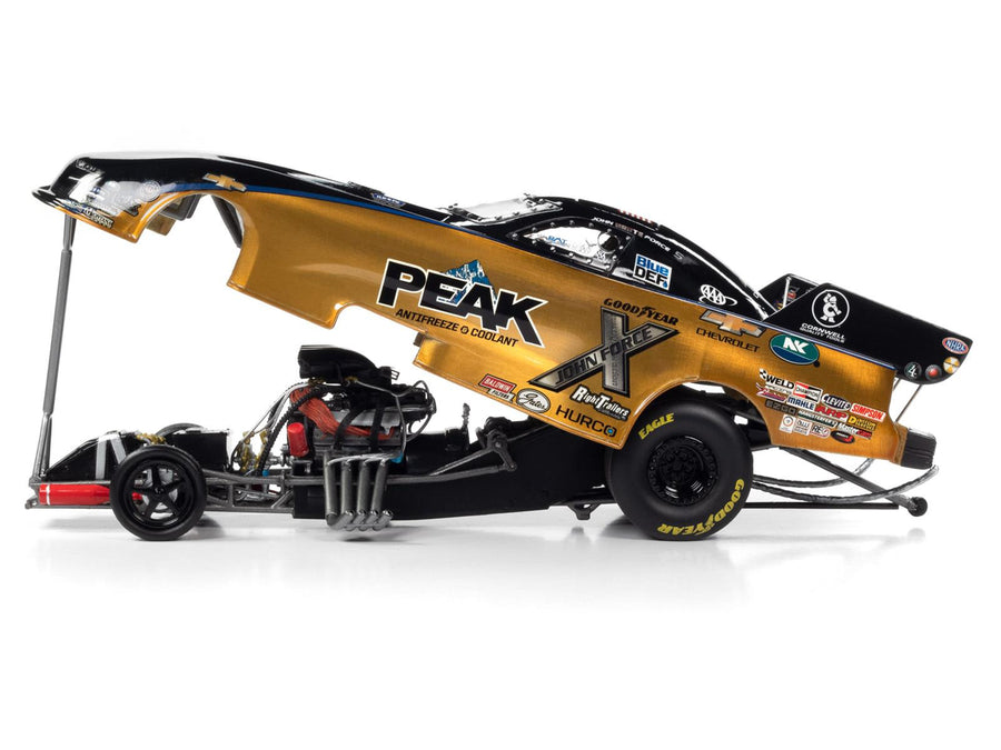 2023 John Force – PEAK 50th Anniversary SPECIAL PAINT SCHEME - 1:24 Scale Diecast Model - AutoWorld