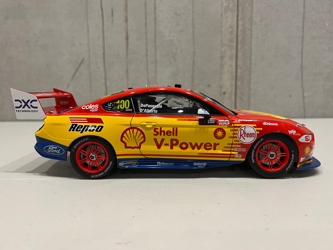 Anton De Pasquale / Tony D'Alberto 1:18 Shell V-Power Racing Team #100 Ford Mustang GT - 2022 Repco Bathurst 1000 (DJR 1000 Races Livery) - Authentic Collectables  - RRP $275 NOW $225