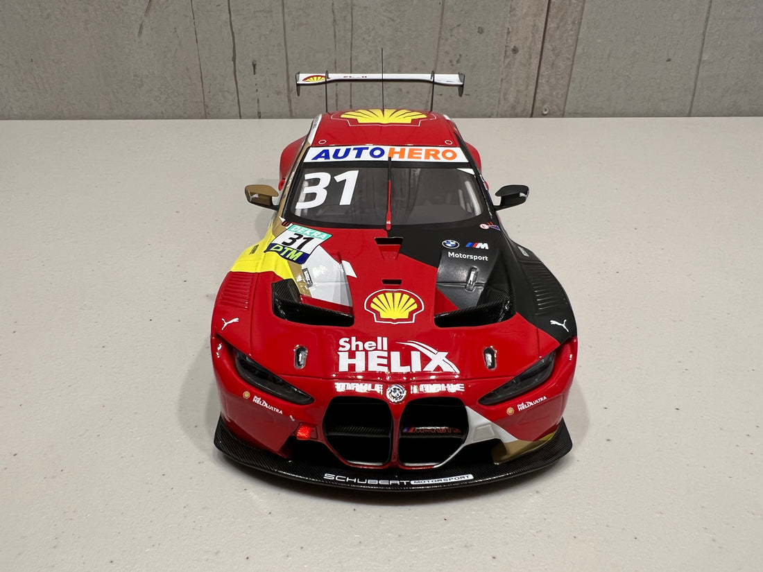 BMW M4 GT3 #31 Schubert Motorsport 2022 DTM Lausitzring Winner - 1:18 Scale Resin Model Car - Topspeed