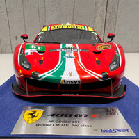 Ferrari 488 GTE EVO No.51 - AF Corse - Winner LMGTE Pro class 24H Le Mans 2021 - A. Pier Guidi - J. Calado - C. Ledogar - 1:18 Scale Resin Model Car