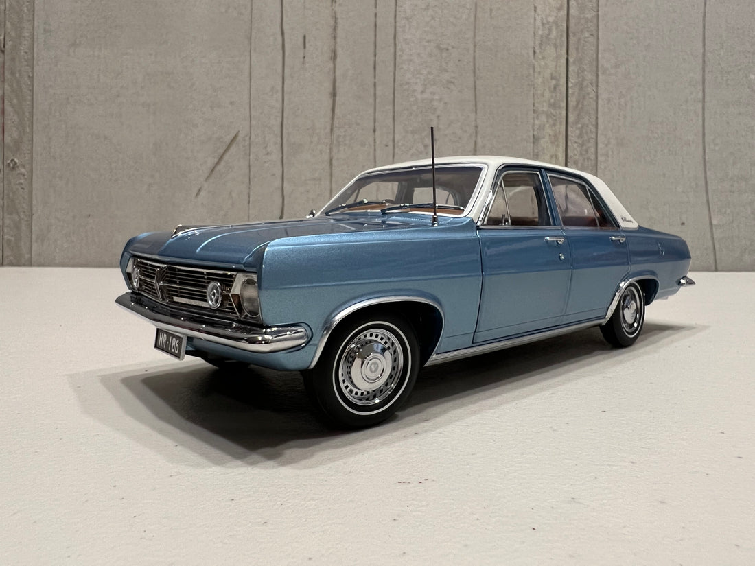 HOLDEN HR PREMIER - HACIENDA BLUE METALLIC - 1:18 DIECAST MODEL