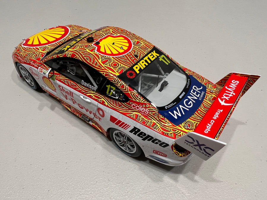 WILL DAVISON - Shell V-Power Racing Team #17 Ford Mustang GT - 2022 Darwin Triple Crown Indigenous Round - 1:18 Scale Diecast Model - Authentic Collectables