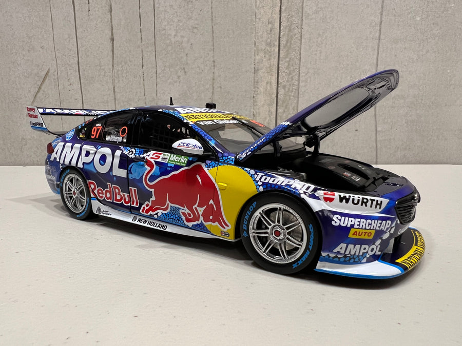 2022 HOLDEN ZB COMMODORE - RED BULL AMPOL RACING - SHANE VAN GISBERGEN #97 - Merlin Darwin Triple Crown Race 16 - 3RD PLACE - 1:18 Scale Diecast Model - BIANTE