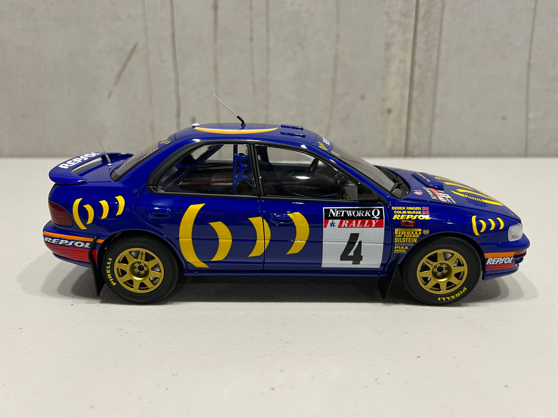 Subaru Impreza 1994 RAC (#4) - 1:18 Scale Diecast Model Car - Kyosho