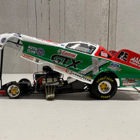 JOHN FORCE 2006 CASTROL GTX MUSTANG FUNNY CAR - 1:24 SCALE DIECAST MODEL - ACTION