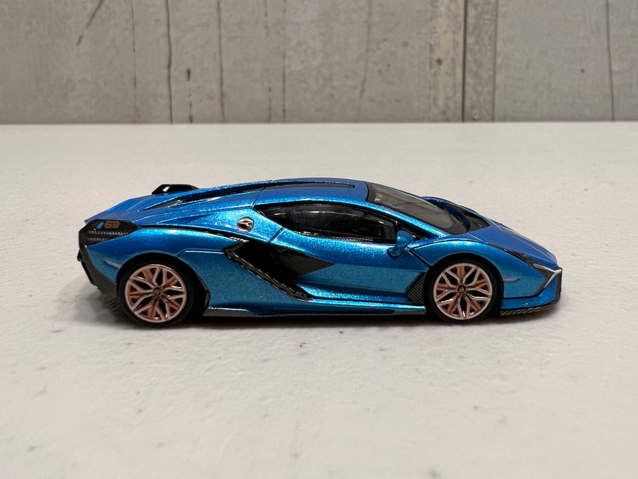 Lamborghini Sián FKP 37 Ble Aegir - 1:64 Scale Diecast Model - Mini GT