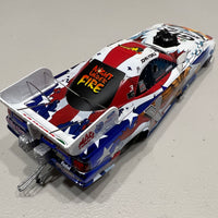 2004 JOHN FORCE & NORWALK RACEWAY PARK "FREEDOM'S FLIGHT" CASTROL GTX MUSTANG FUNNY CAR - 1:24 SCALE DIECAST MODEL - ACTION