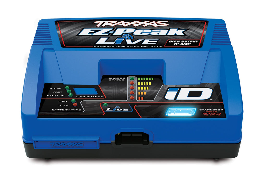 TRAXXAS - CHARGER EZ PEAK LIVE 100W NIMH/LIPO LIVE 4s 12-AMP MULTI-CHEMISTRY