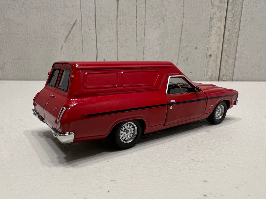 Red XB GS Ford Panel Van - 1:32 Scale Diecast Model