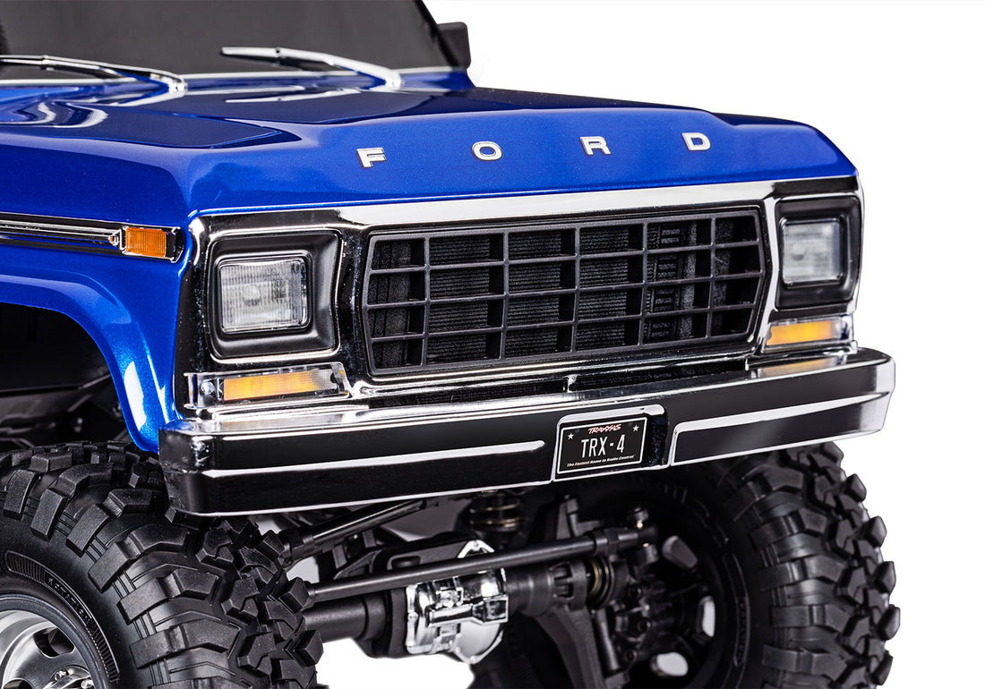 TRAXXAS TRX-4 HIGH TRAIL EDITION WITH 1979 FORD F-150 TRUCK BODY 1/10 SCALE 4WD