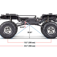 TRAXXAS TRX-4 HIGH TRAIL EDITION WITH 1979 FORD F-150 TRUCK BODY 1/10 SCALE 4WD