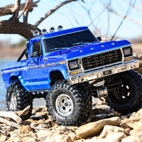 TRAXXAS TRX-4 HIGH TRAIL EDITION WITH 1979 FORD F-150 TRUCK BODY 1/10 SCALE 4WD