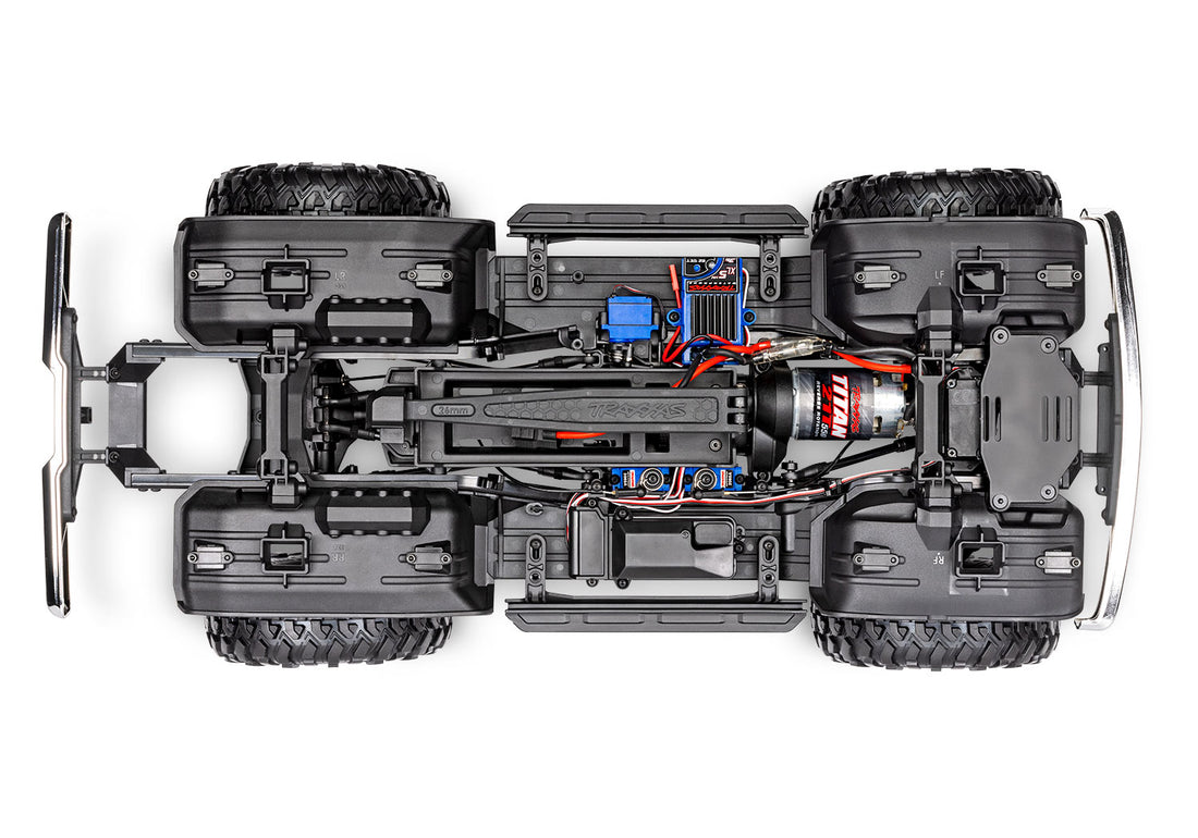 TRAXXAS TRX-4 HIGH TRAIL EDITION WITH 1979 FORD F-150 TRUCK BODY 1/10 SCALE 4WD