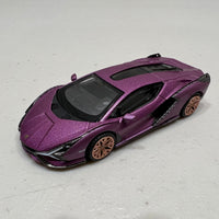 Lamborghini Sián FKP 37 Matte Viola SE30 - HK Exclusive - 1:64 Scale Diecast Model - Mini GT