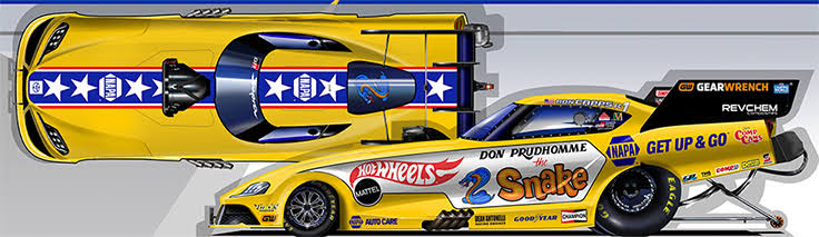 *PRE-ORDER* Ron Capps 2023 Hot Wheels/Snake Funny Car 1:24 Scale NHRA Diecast - AutoWorld