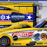 *PRE-ORDER* Ron Capps 2023 Hot Wheels/Snake Funny Car 1:24 Scale NHRA Diecast - AutoWorld