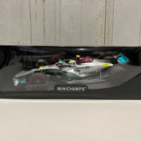 MERCEDES-AMG PETRONAS FORMULA ONE TEAM F1 W13 E PERFORMANCE - LEWIS HAMILTON – 2022 - 1:18 Scale Diecast Model Car - Minichamps