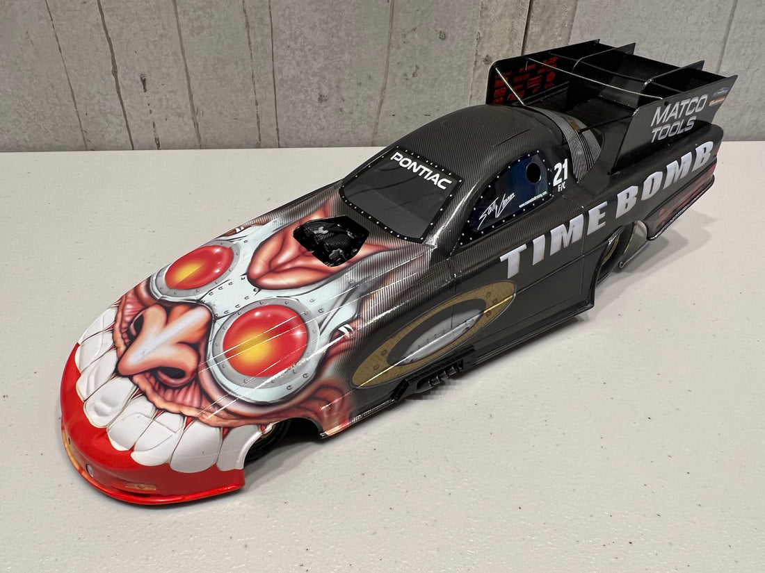 2002 SCOTTY CANNON OAKLEY TIME BOMB NHRA FUNNY CAR - 1:16 SCALE