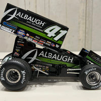 2023 #41 ALBAUGH/ MVT SPRINT CAR - CARSON MACEDO - 1:18 SCALE DIECAST