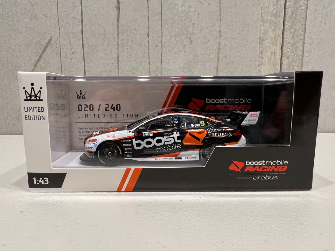 Will Brown - Boost Mobile Racing Powered by Erebus #9 Holden ZB Commodore - 2022 Repco Supercars Championship Season - 1:43 Scale Diecast Model - AUTHENTIC COLLECTABLES