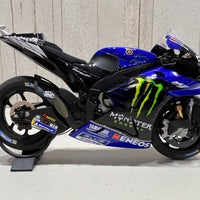 FABIO QUARATAGO 2021 YAMAHA YZR M1 MONSTER ENERGY YAMAHA 1:12 MOTOGP WORLD CHAMPION DIECAST MODEL