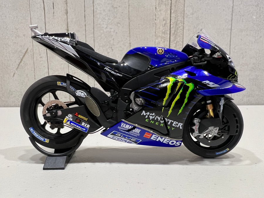 FABIO QUARATAGO 2021 YAMAHA YZR M1 MONSTER ENERGY YAMAHA 1:12 MOTOGP WORLD CHAMPION DIECAST MODEL