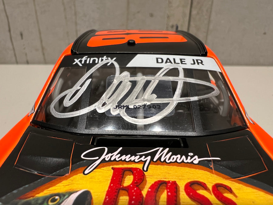 DALE EARNHARDT JR. AUTOGRAPHED 2023 BASS PRO SHOPS CLUB XFINITY 1:24 ARC DIECAST