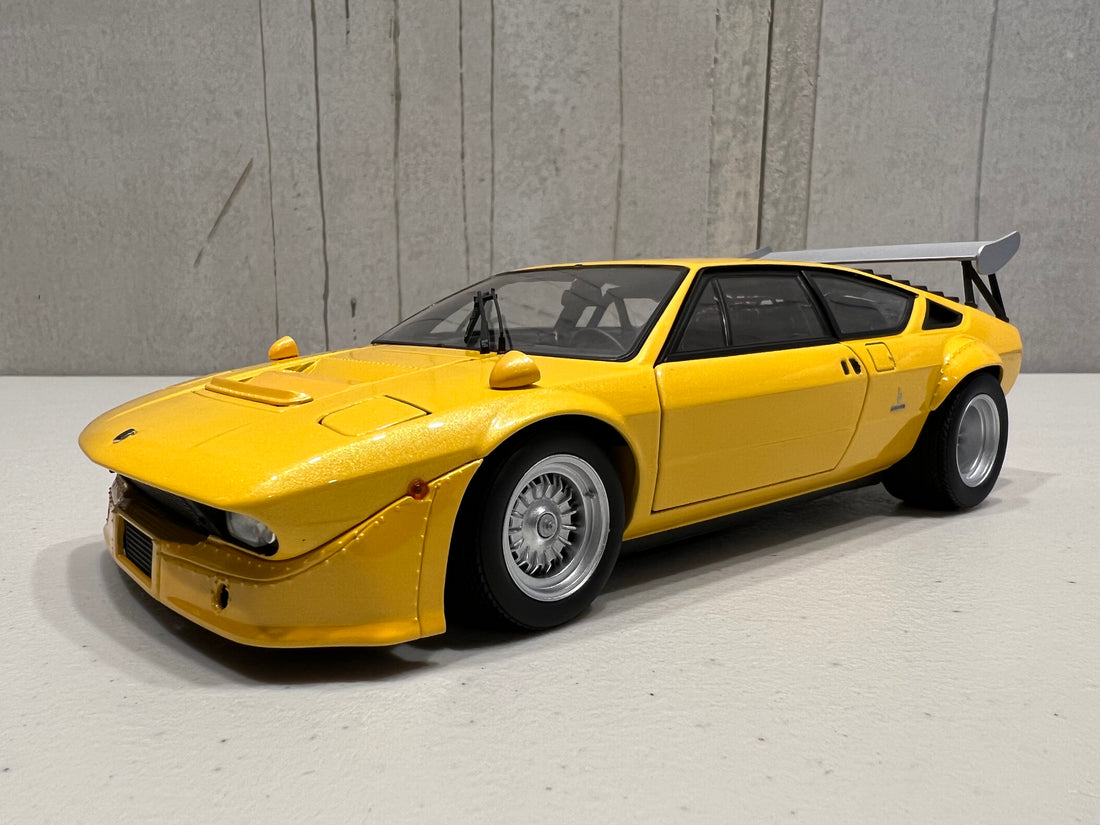 Lamborghini Urraco Rally - Yellow Pearl - 1:18 Scale Diecast Model