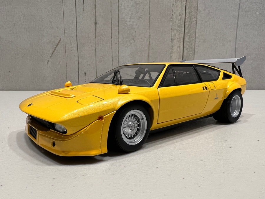 Lamborghini Urraco Rally - Yellow Pearl - 1:18 Scale Diecast Model Car - Kyosho