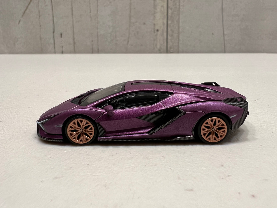 Lamborghini Sián FKP 37 Matte Viola SE30 - HK Exclusive - 1:64 Scale Diecast Model - Mini GT