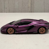 Lamborghini Sián FKP 37 Matte Viola SE30 - HK Exclusive - 1:64 Scale Diecast Model - Mini GT