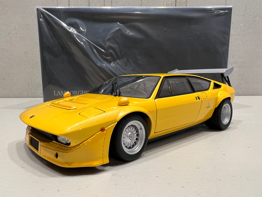 Lamborghini Urraco Rally - Yellow Pearl - 1:18 Scale Diecast Model Car - Kyosho