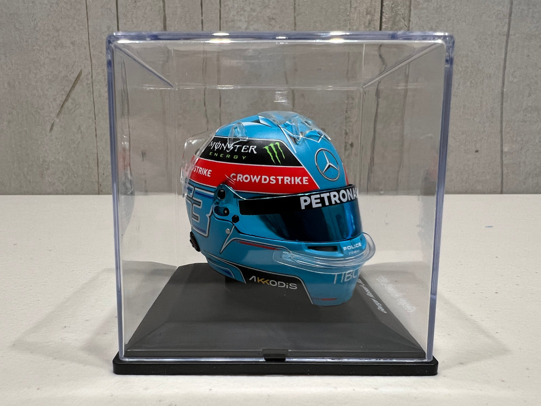 Mercedes-AMG Petronas F1 Helmet - Brazilian GP 2022 - George Russell - 1:5 Scale Resin Model Helmet