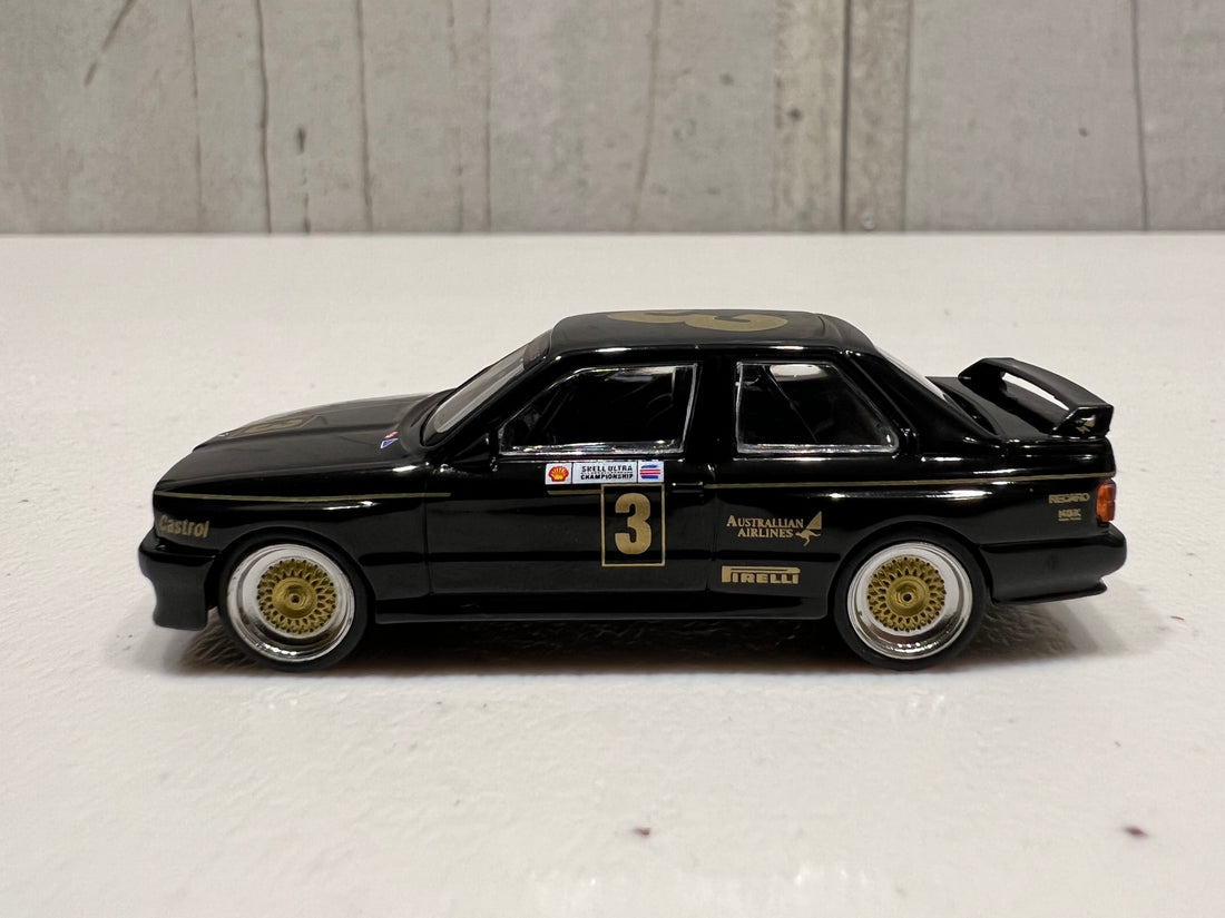 BMW M3 #3 JPS Team BMW 1987 ATCC Championship Winner - Australia Exclusive - 1:64 Scale Diecast Model - Mini GT