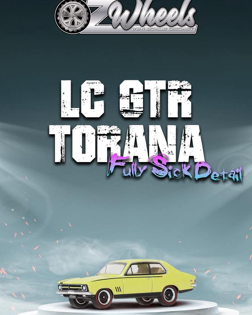 OZ WHEELS - LC GTR TORANA FSD - SERIES 1 - 1:64 SCALE DIECAST