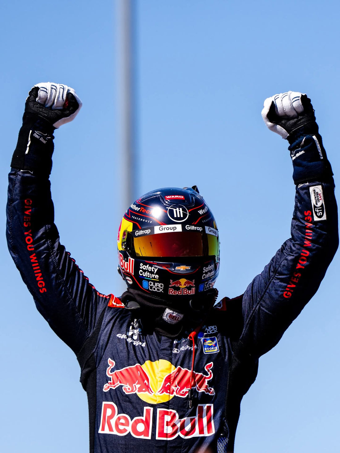 *PRE-ORDER* SHANE VAN GISBERGEN 2025 RED BULL SONOMA RACED WIN 1:24 SCALE ARC DIECAST