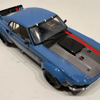 1970 FORD MUSTANG WIDEBODY BY RUFFIAN - BLUE - 1:18 SCALE MODEL - GT Sprint