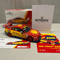 Anton De Pasquale / Tony D'Alberto 1:18 Shell V-Power Racing Team #100 Ford Mustang GT - 2022 Repco Bathurst 1000 (DJR 1000 Races Livery) - Authentic Collectables  - RRP $275 NOW $225