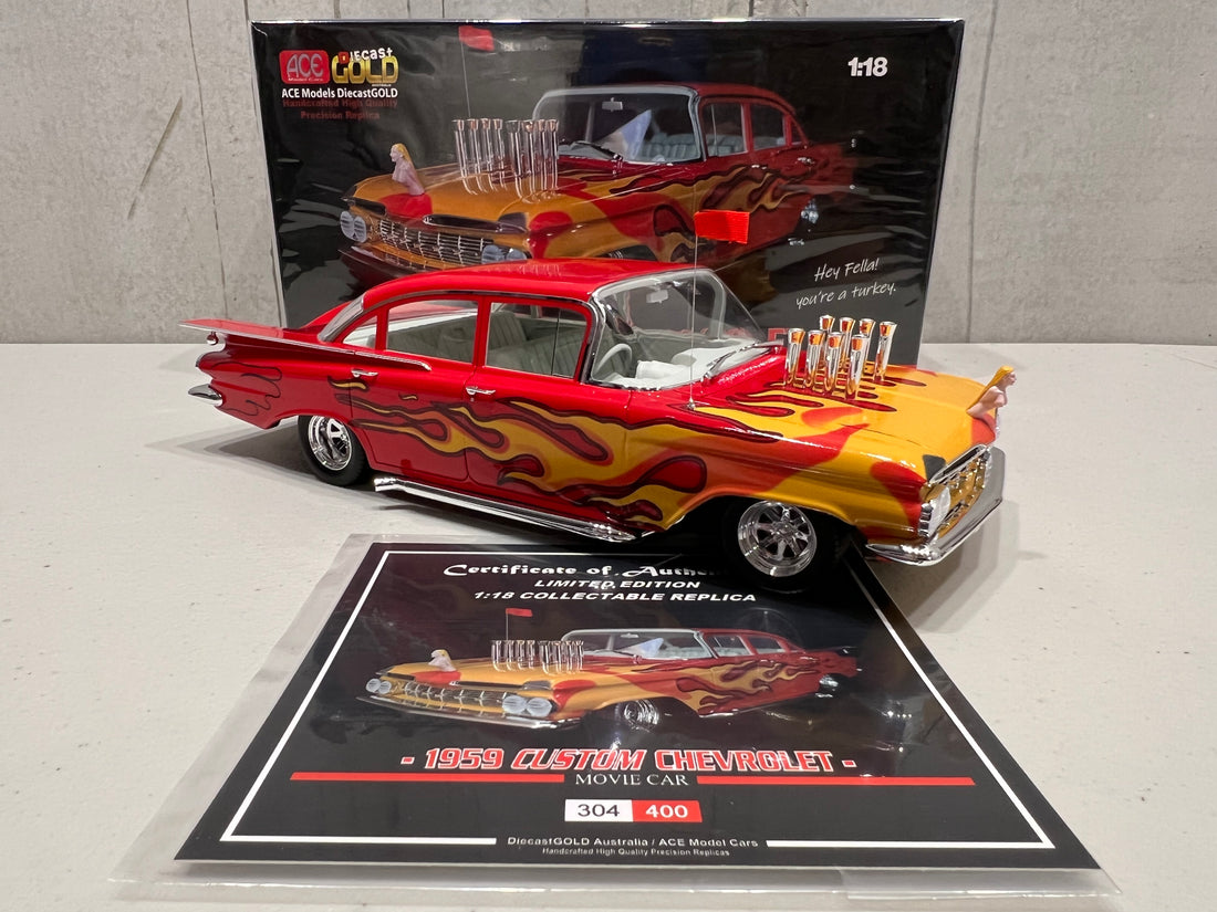 MAD MAX 1959 CHEVY BEL AIR - 1:18 SCALE MODEL - ACE